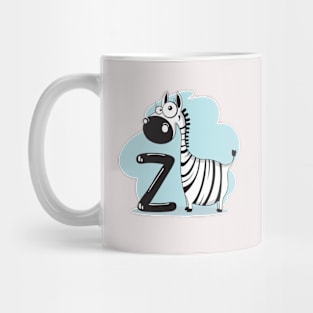 happy Zebra design Mug